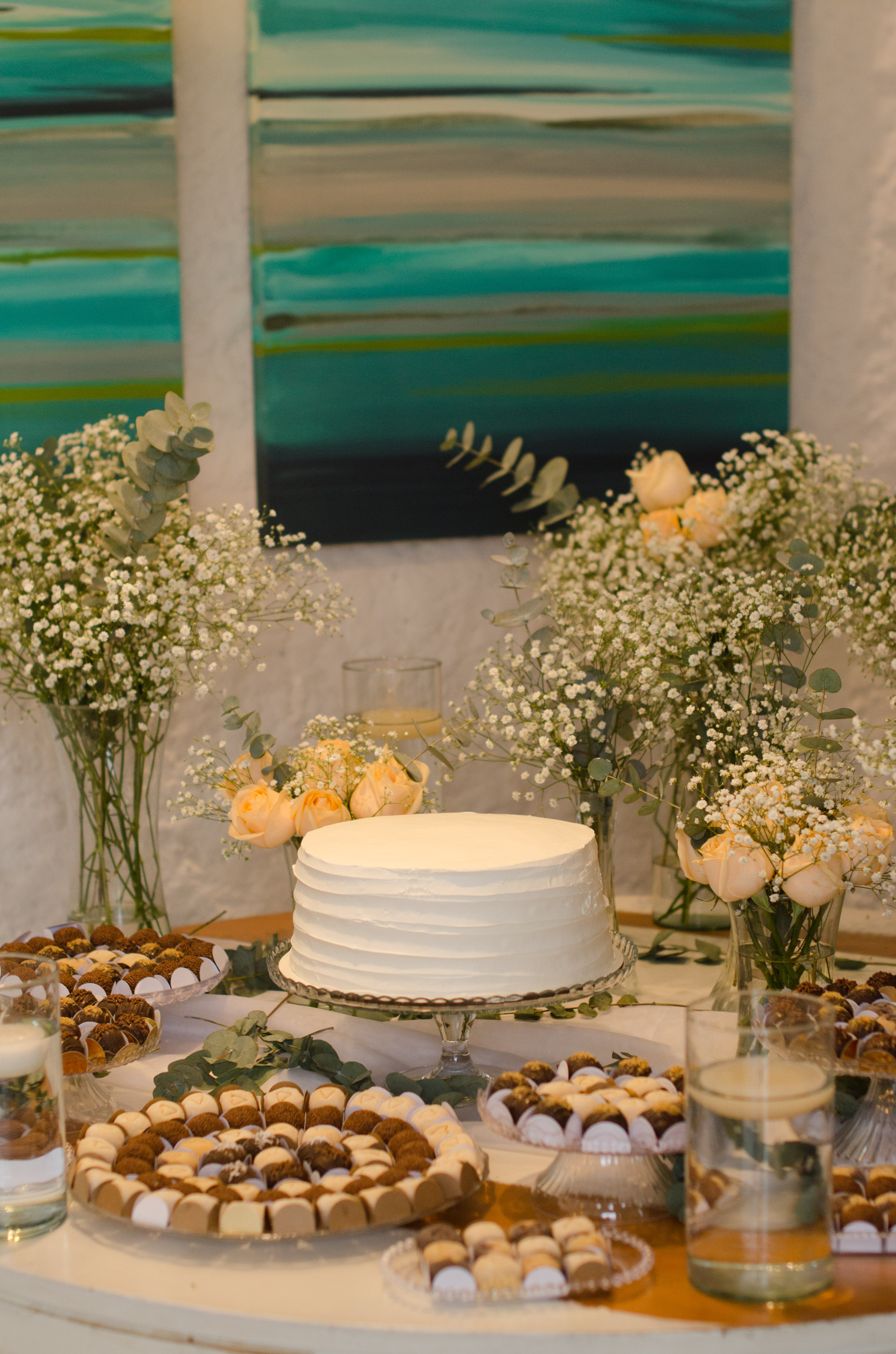 Arco floral de casamento